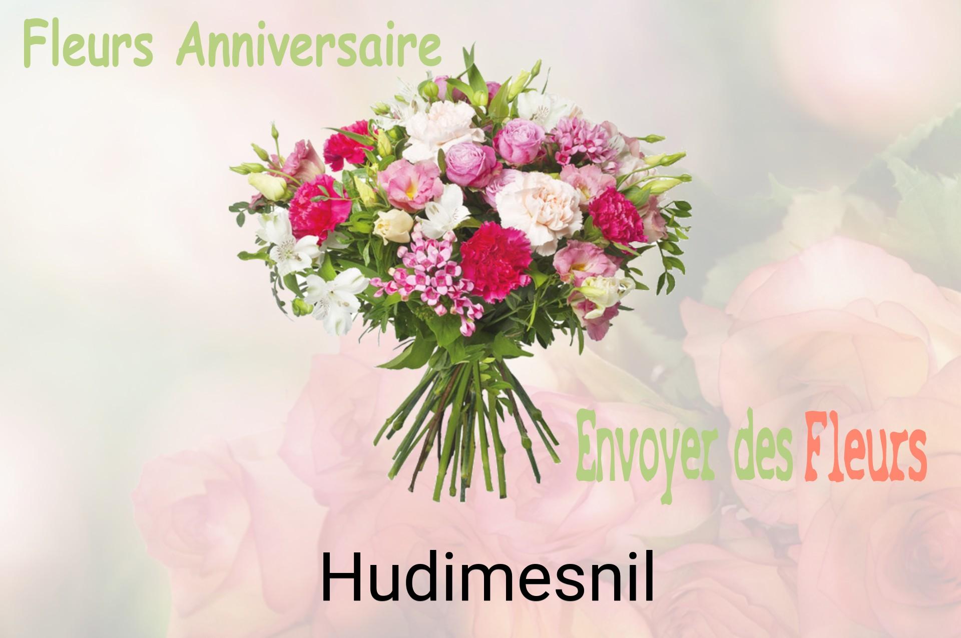 Bouquet de fleurs d’anniversaire livré à Hudimesnil